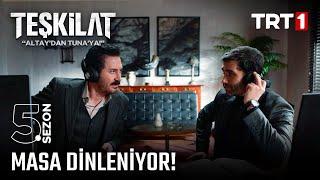 Korkut ve Hamdi masayı dinliyor! | #Teşkilat 135. Bölüm @trt1