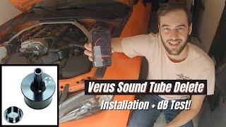 MX-5 Sound Tube Delete Installation and dB Meter Test!