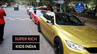 Rich kids of India | Sunday Supercar drive | Delhi