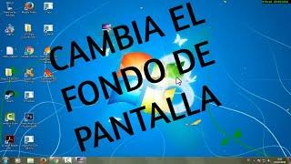 COMO CAMBIAR EL FONDO DE PANTALLA EN WINDOWS 7(TUTORIAL 2023)