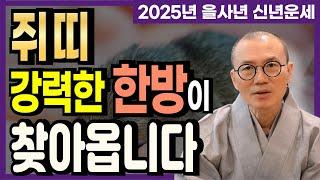 [2025년 을사년 쥐띠] 강력한 한방이 찾아옵니다! 반드시 참고하세요  [운곡스님의 점찰이야기]