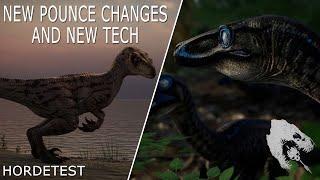 NEW POUNCE CHANGES AND NEW TECH | Raptor & Troodon