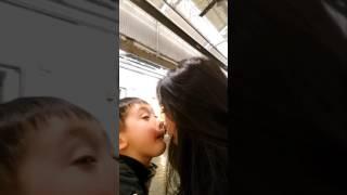 Nhat-Khang & Mommy: Eyelash Kiss