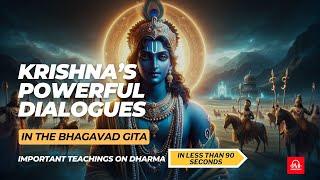 Krishna's Timeless Teachings on Dharma | Wisdom Short Video #gitawisdom #facts #motivation