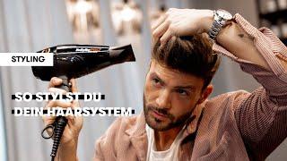 STYLING | Weniger ist mehr - Haarsystem-Styling mit Chris