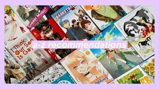 a to z manga recommendations