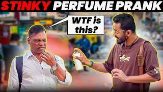 STINKY PERFUME PRANK | DISGUSTED REACTIONS  | BECAUSE WHY NOT