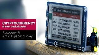 Cryptocurrency Exchange Rates E-paper Display