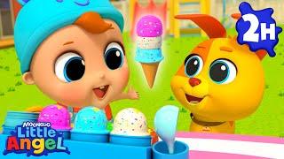 What's Bingo's Favorite Ice Cream?  Little Angel Nursery Rhymes & Kids Songs | Bingo and Baby John