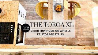 Ruru Tiny Homes: The Toroa XL - Three bedrooms tiny home on wheels