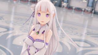 【MMD Emilia (エミリア)】蜜月アン・ドゥ・トロワ 「Un · Deux · Trois」【HD1080p 60FPS】