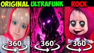 360° VR Masha Song Original vs Masha Ultrafunk Version vs Rock