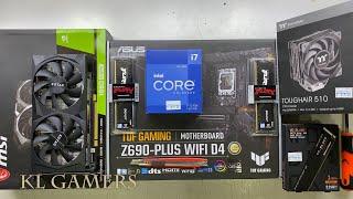 intel Core i7 12700K ASUS TUF GAMING Z690-PLUS WIFI D4 ZOTAC GTX1660 TOUGHAIR 510 TUF GAMING GT501