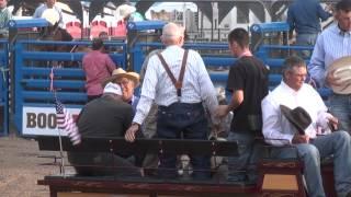 Grand Entry at Fremont County Rodeo for Military Appreciation Night