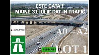 Autostrada A0 | Nod cu A2 | LOT 1 | 30 IULIE 2024 | #a0 #autostrada #dji #2024  #1k subs #4k #new