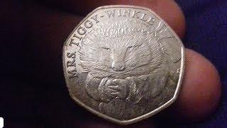 Miss Tiggy-Winkle 50p Worth? Peter Rabbit Miss Tiggy-Winkle 50p Coin