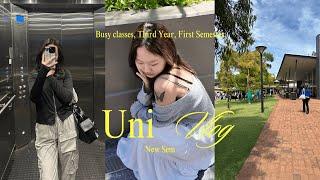 Uni Vlog: Third Year, First Semester, Rush Classes, What's in my bag, Eats