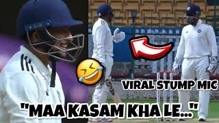 "Kha Le Maa Kasam..." Rishabh Pant & Kuldeep Yadav STUMP MIC video Duleep Trophy cricket news