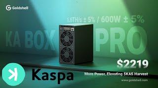 The new Goldshell KA Box Pro is here - Kaspa Mining