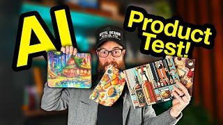 I Tested AI Art On 5 Different Print On Demand Products! (Kittl AI + Printify)