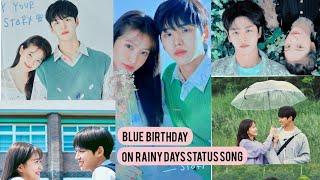 Blue birthday - on rainy days song  - short video 