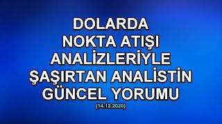 DOLARDA NOKTA ATIŞI ANALİZLERİYLE HERKESİ ŞAŞIRTAN ANALİSTTEN YENİ YORUM