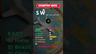 Can You Guess These Countries with Only 2 Letters?  Most Fail at #6!