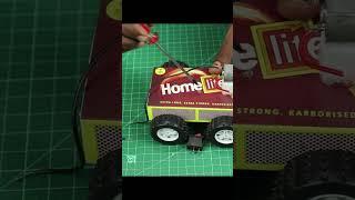 Matchbox DC Motor Car Science Project #shorts #science #dcmotor #scienceproject #matchboxtractor