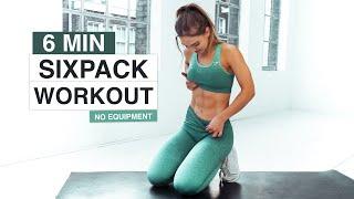 6 MIN KILLER SIXPACK - super intense ab workout (No Rest, No Equipment)