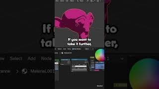 Making 3D look illustrated in #blender3d