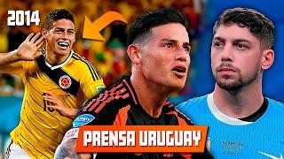 JAMES el TEMOR de URUGUAY PRENSA URUGUAYA DIJO ESTO POR ENFRENTAR a COLOMBIA en COPA AMERICA