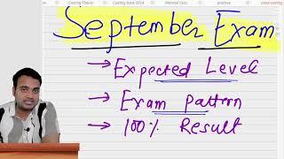 Must watch video for ca exam September 2024 exam| How to clear ca exam in september attempt.