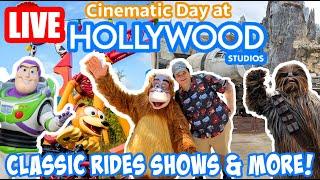 Live: Cinematic Morning at Hollywood Studios! - Rides, Shows & Fun - Disney World Livestream