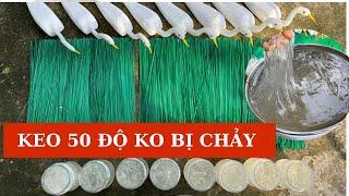 Thế nào là keo bẫy cò loại 1 | nan nhựa bẫy cò | cò xốp mồi giá rẻ tại xưởng