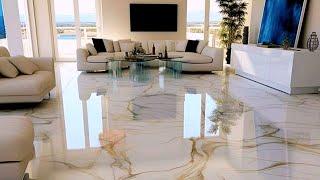 Top 8 Porcelain Tile Flooring Ideas: Modern Living Room Flooring Ideas: Transform Your Living Room