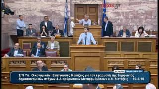 enikos.gr Μπάχαλο στη Βουλή - Βαριές εκφράσεις και φωνές