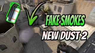 BEST 3 New Dust 2 Easy Fake Smokes | CS:GO FAKE SMOKES |