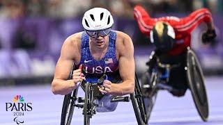 Romanchuk's tactical masterclass outduels legendary Marcel Hug for 5K gold in Paris | NBC Sports