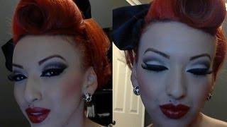 PART 1  Modern Vintage Pinup Makeup Tutorial