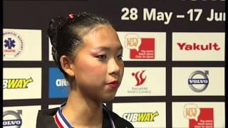 Synchronised Swimming Day 2 - interview (Crystal Yap)