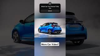 Which Car You Choose? Toyota Edit #car  #music #shortvideo #song