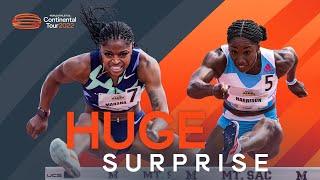 Tonea Marshall and Keni Harrison in epic 100m hurdles battle | Continental Tour Gold 2022