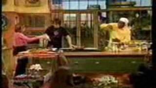 Brendan Fehr on Ainsley's cooking show (2000)