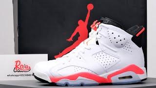 2022 Nike Air Jordan 6 Retro Infrared White (2014) - Rosasneaker