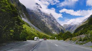 Milford Sound Scenic Drive 4K | Milford Sound to Te Anau