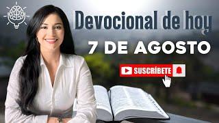 Devocional de hoy Miércoles 7 de Agosto - Diana Muñoz | Devocionales cristianos | Devocional diario