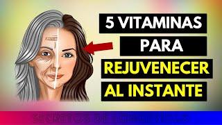 5 vitaminas para lucir más joven (al instante)