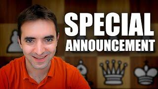 Playing Chess and Sharing a Special Announcement