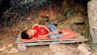 The orphan boy made his own bed out of bamboo [ Survive alone ] NamCao