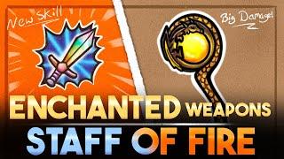 Enchanted Staff of FIRE: TONS OF DAMAGE | Backpack Battles